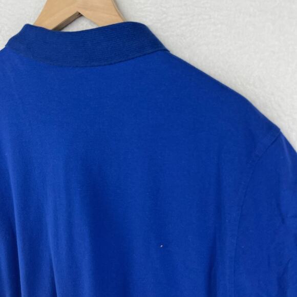 LACOSTE Shirt Mens 7 2XL SPORT Polo Golf Short Sleeve Jersey Cotton Blue - Picture 8 of 13